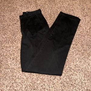 black khaki pants - size 4